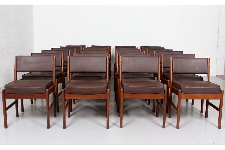 Lot of 24 chairs Scandinavian