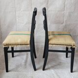 Paire de chaises Art déco