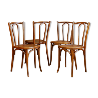 Lot 4 bistro chairs early 20th