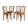 Lot 4 bistro chairs early 20th