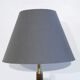 Paire de lampes vintage en teck et laiton