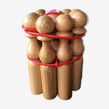 Wooden skittles