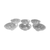 6 art deco dessert cups