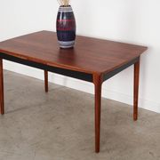 Walnut table, Danish design, 1970s, manufactured in Denmark