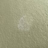 Patinated green baluster table