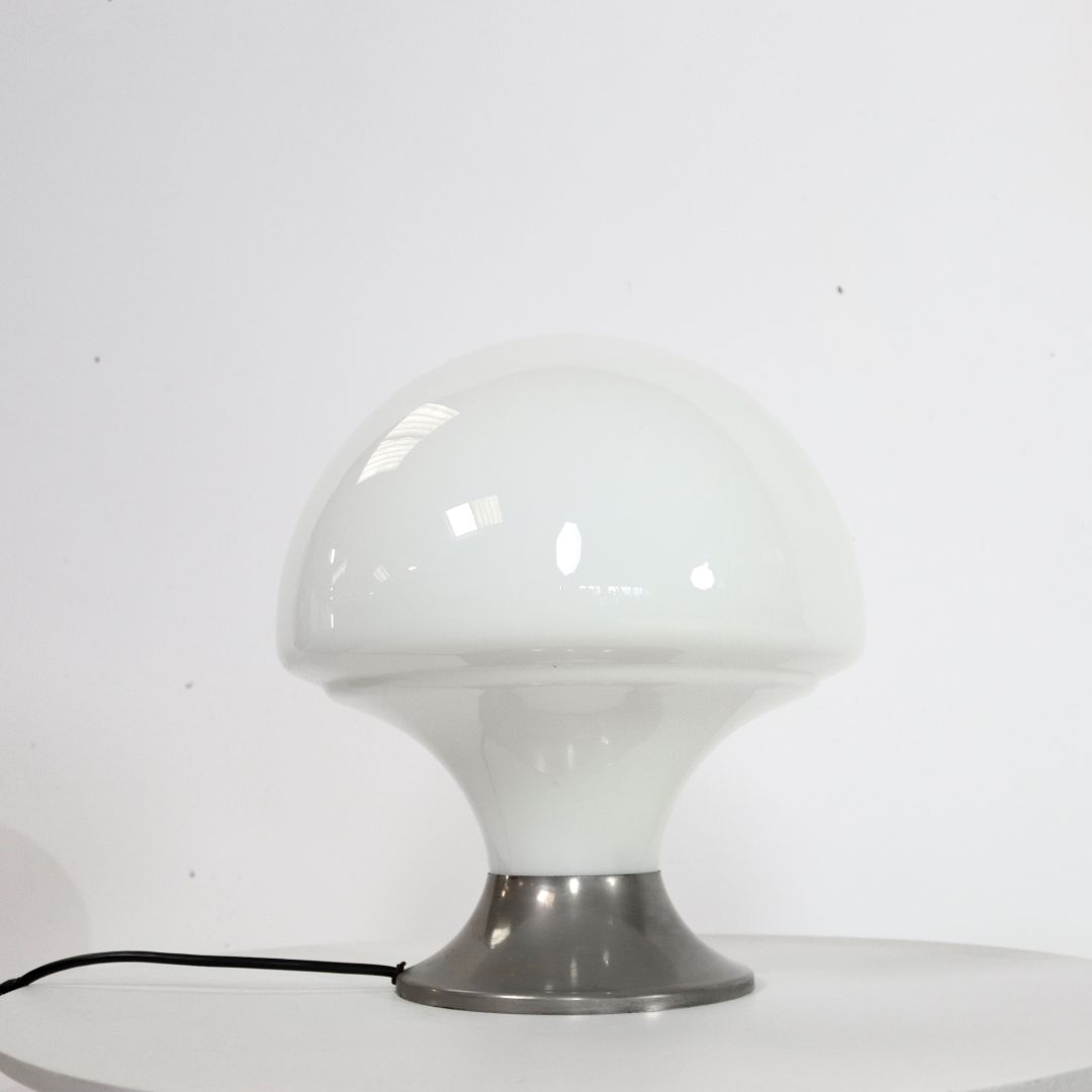 Space age glass table lamp 1970s