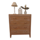 Vintage commode in bleached wood.