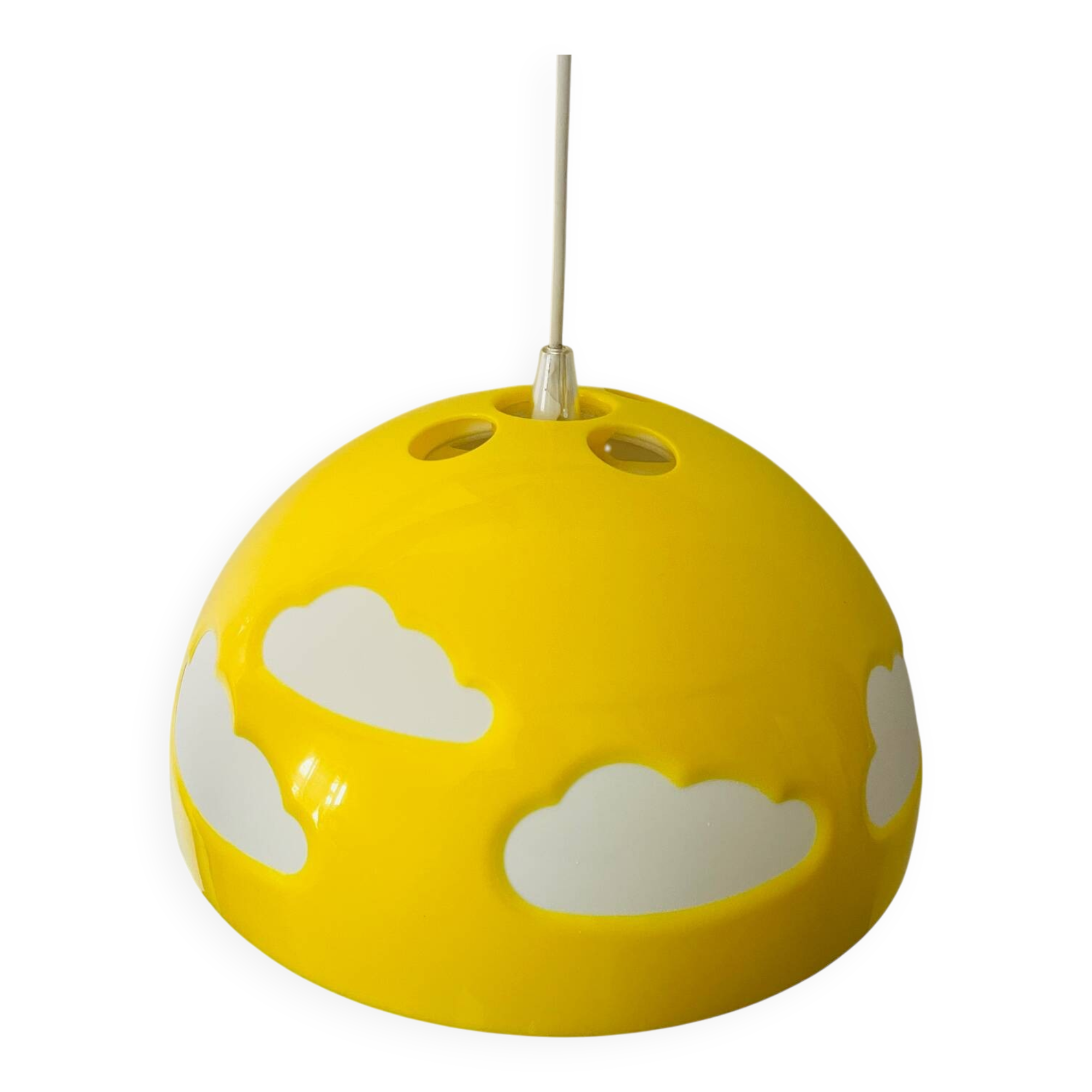 Ikea Skojig yellow pendant light