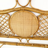 Vintage rattan headboard