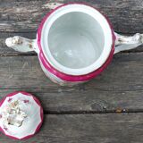 sucrier art nouveau en porcelaine