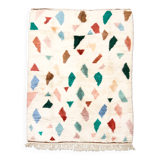 Moroccan Berber rug, Beni Ouarain terrazzo, 2.88x1.97m