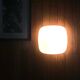 Square white opaline wall ceiling light 1960s 1970s