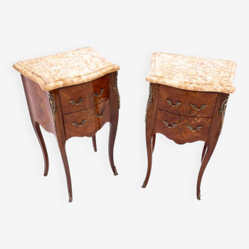 Pair of bedside tables, France, circa 1910