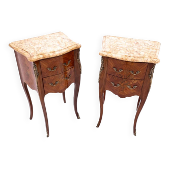 Pair of bedside tables, France, circa 1910