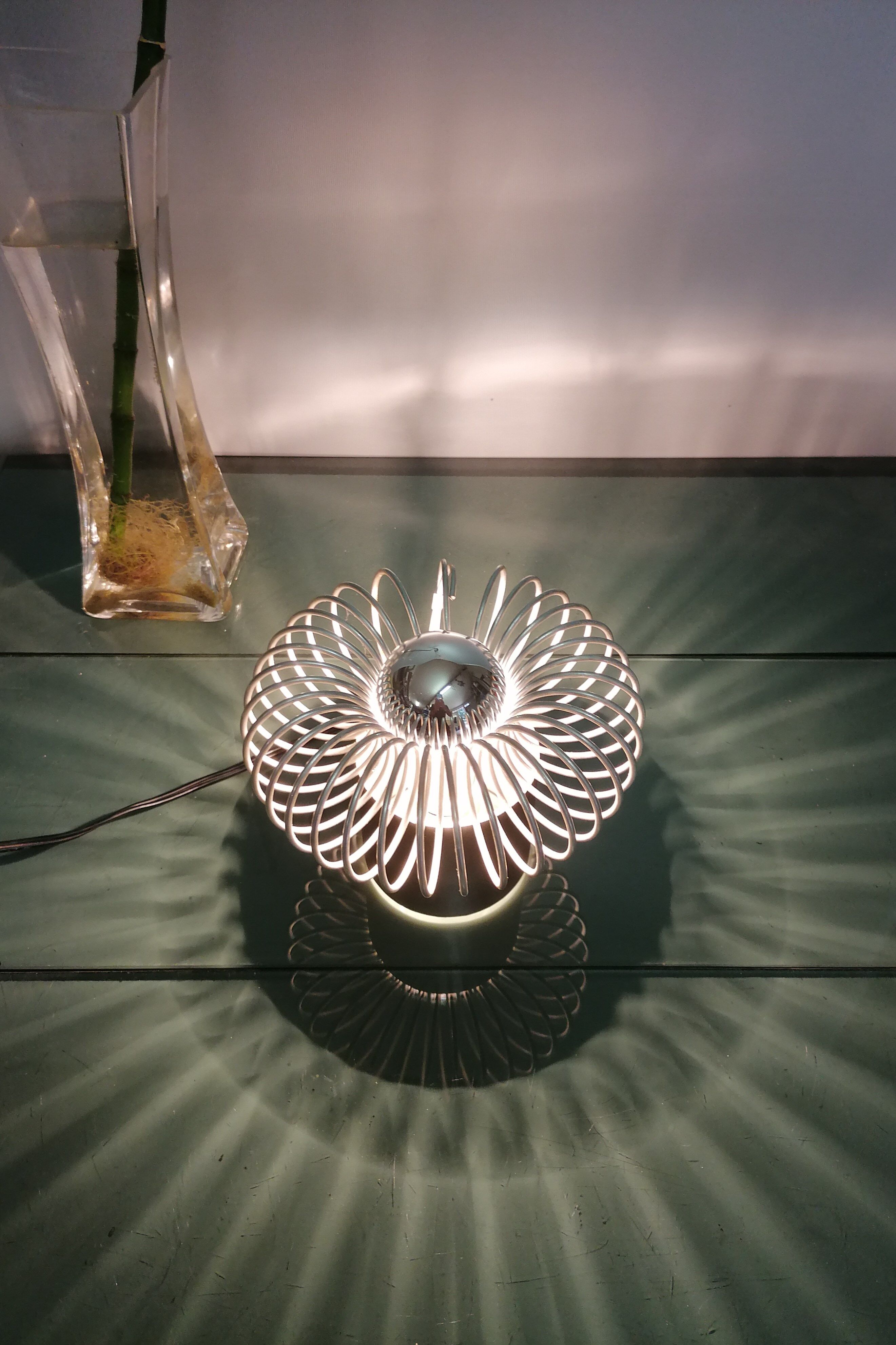 Lamp spring by Andréa Lazzari edition Morosini, 1960