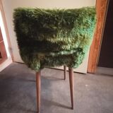 Beautiful wooden chair moumoutte 1960