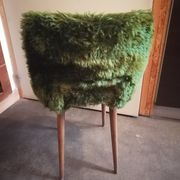 Beautiful wooden chair moumoutte 1960