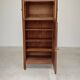 Antique wooden gramophone sideboard Art Deco France 1950