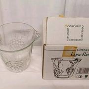 Seau à champagne crescendo en verre vintage