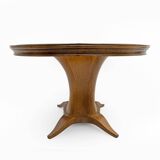 Mid-century Modern Italian Elm Root Oval Dining Table, 1950s