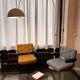 Arco Cut Floor Lamp Joe Colombo for Oluce White Chrome Vintage Design