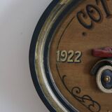 Wooden painting old car country corner 60s