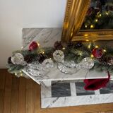 Vintage glass chandeliers