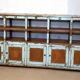 Old Burmese teak craft furniture with original blue patina