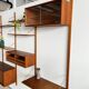 A wall unit with 4 compartments by Poul Cadovius, Denmark, 1960s.