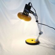 Articulated lamp in lacquered steel, Aluminor, France, 1980.