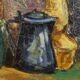Italian still life painting in impressionist style