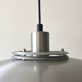 Danish suspension light JEKA in chrome metal, design Denmark 1970.