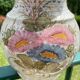Potiche/ vase artisanale vintage