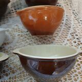 8 mismatched antique bowls