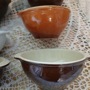 8 mismatched antique bowls