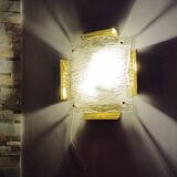 Murano glass wall light by Mazzega