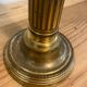 Pair of Louis XVI candlesticks in gilded bronze