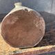 Old glazed stoneware bottle