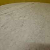 Coffee table with marble top from the 1950s/60s