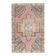 Vintage Turkish Oushak handmade wool cotton pink area rug 106x167