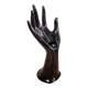 Hand ring soliflore black ceramic