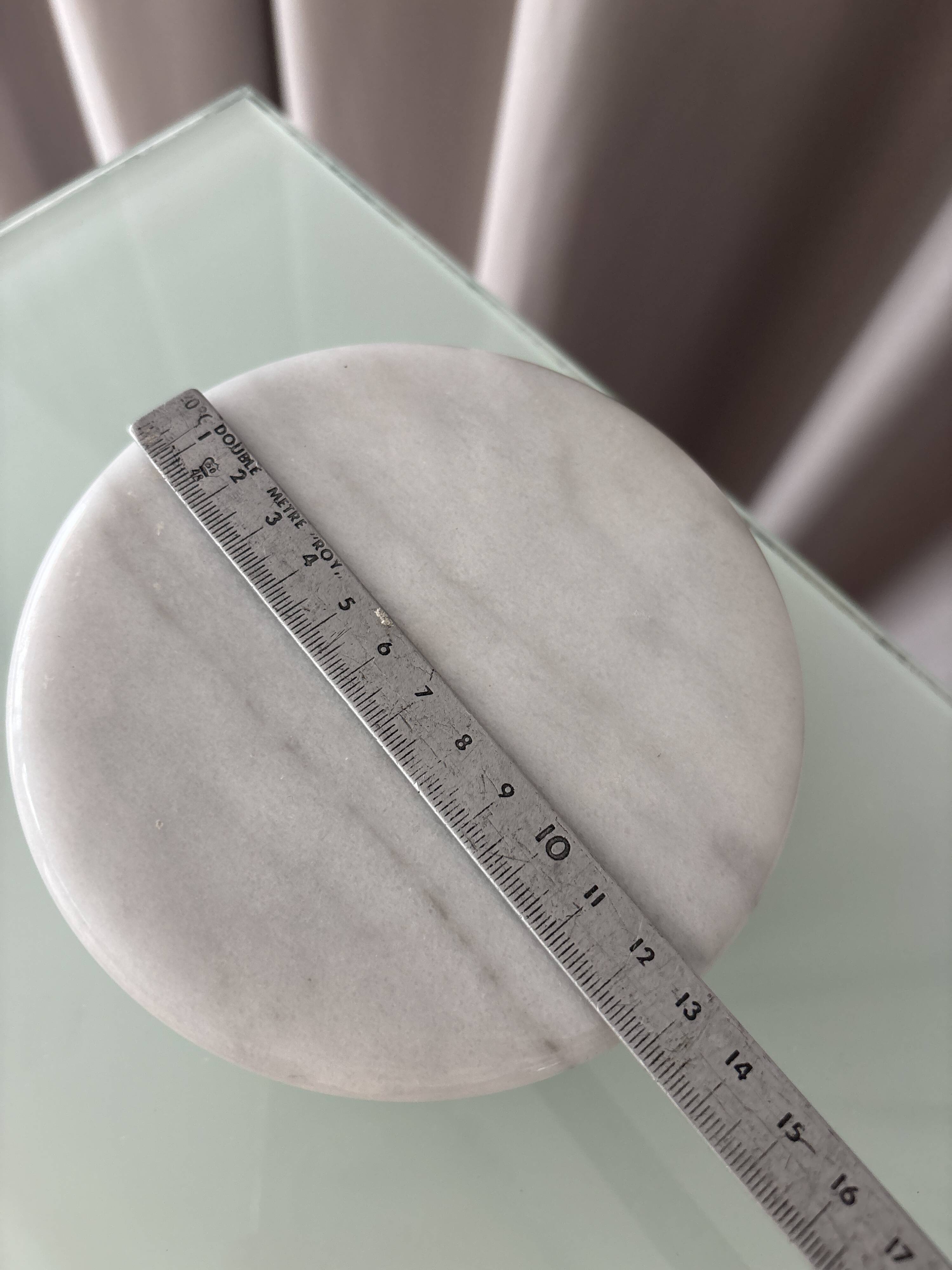 Carrera marble lidded jar
