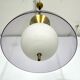Vintage brass Stilux Milano chandelier, Italy 1960s