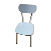 Chaise de cuisine stratifié bleu
