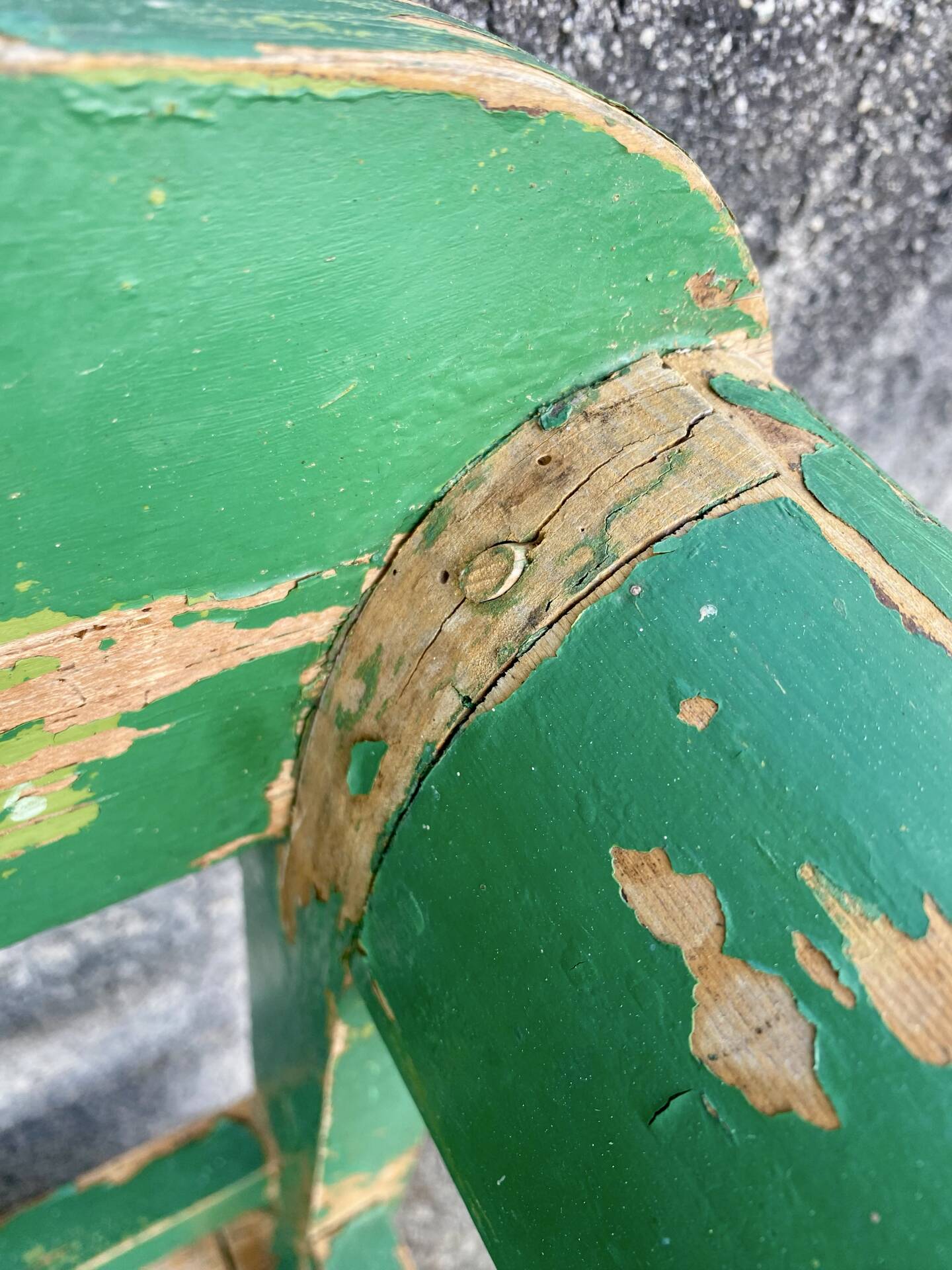Wooden bench