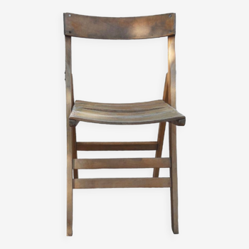 Chaise en bois pliante