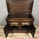 Sideboard has function as a Louis XIV period chest in solid walnut