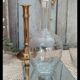 Lot de deux carafes vintage en cristal