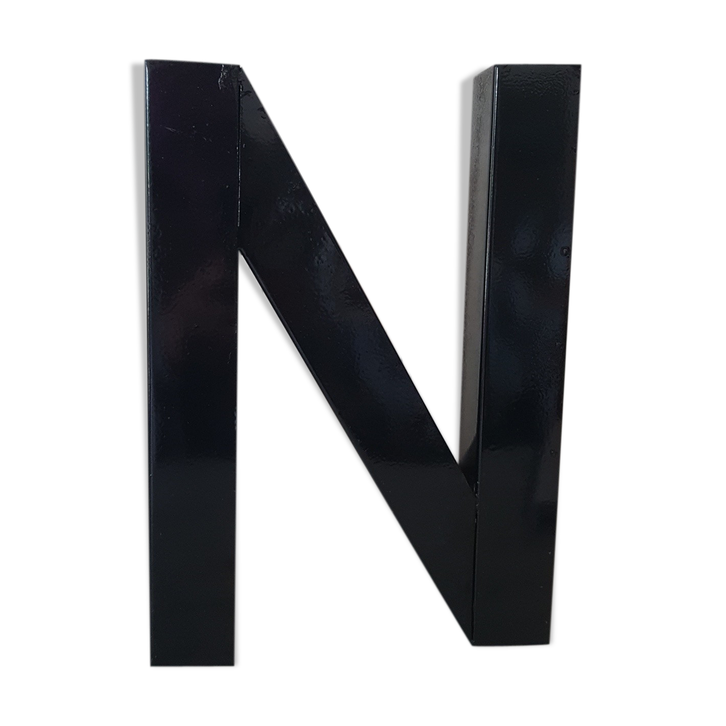 Metal Letter N