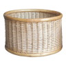 Cylindrical rattan planter pot cover, 1970s